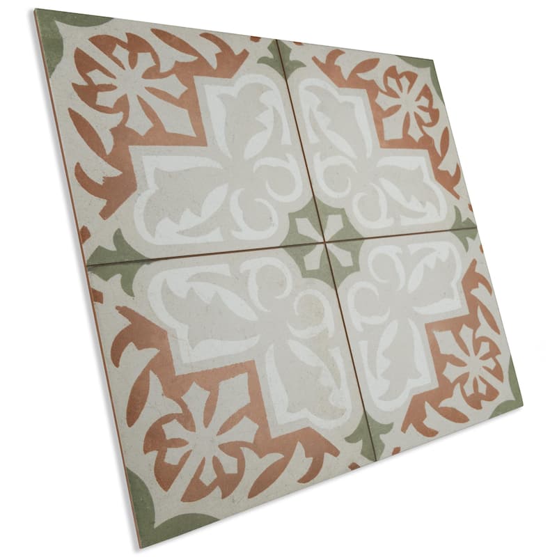 Merola Tile Kings Paname Bastille 17-5/8" x 17-5/8" Ceramic Floor and Wall Tile