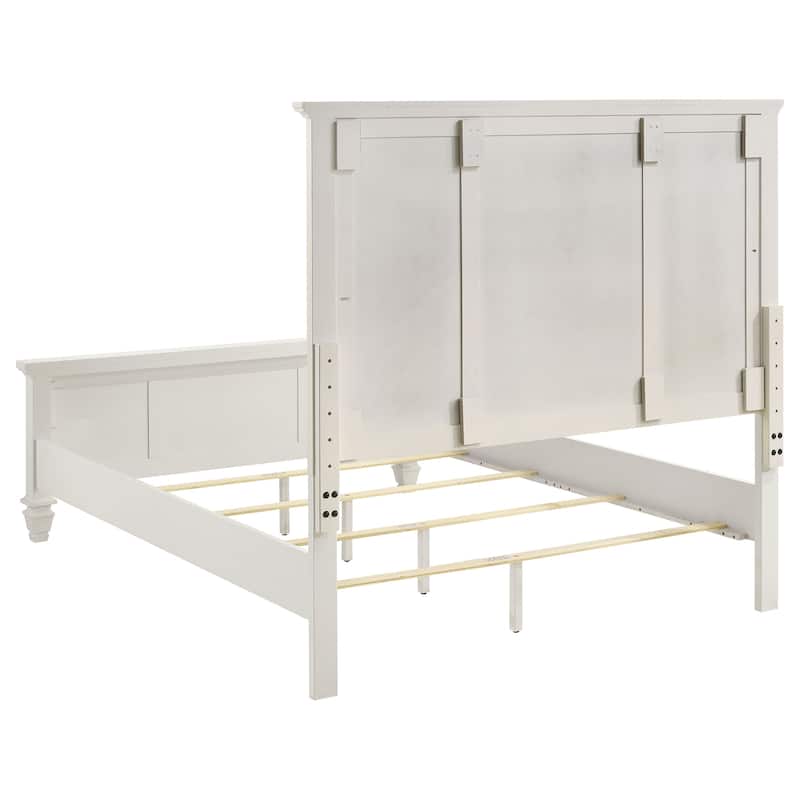 Sandy Beach Panel Black 4-Piece Bedroom Set
