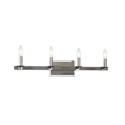 Madison Four Light Wall Sconce Cordove Wood Grain - One Size