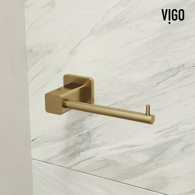VIGO Meridian 3-Piece Bathroom Hardware Accessory Set with 24 in. Towel Bar, Toilet Paper Holder, Hand Towel Holder