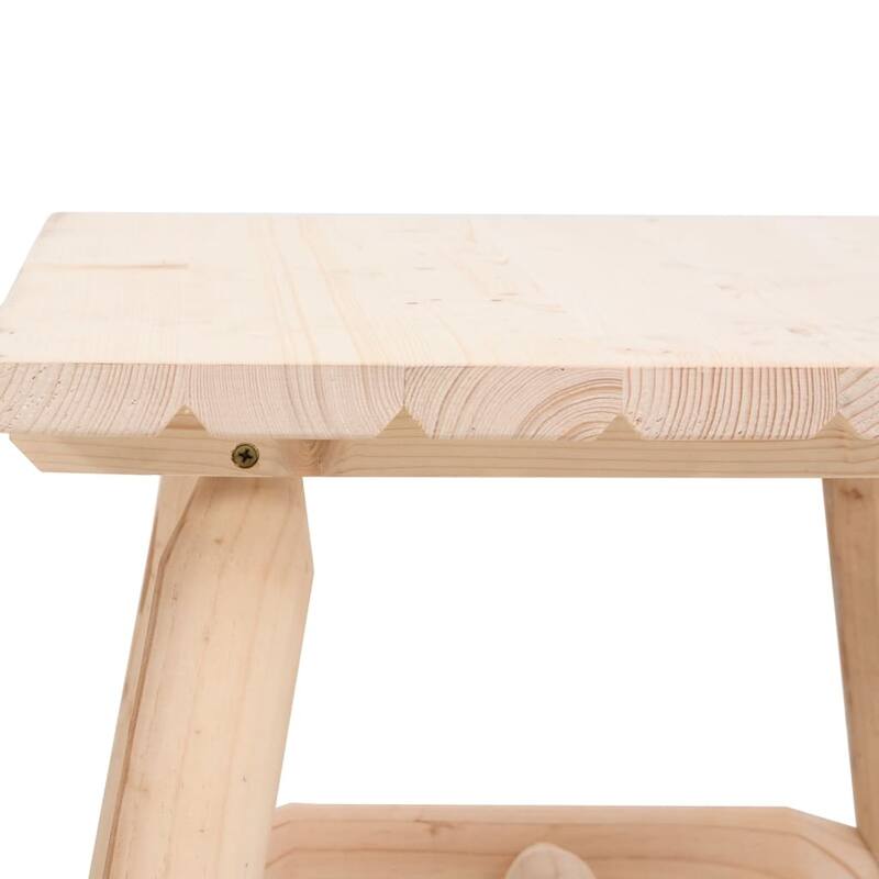 vidaXL Patio Chair 26.8"x33.9"x40.6" Solid Wood Spruce