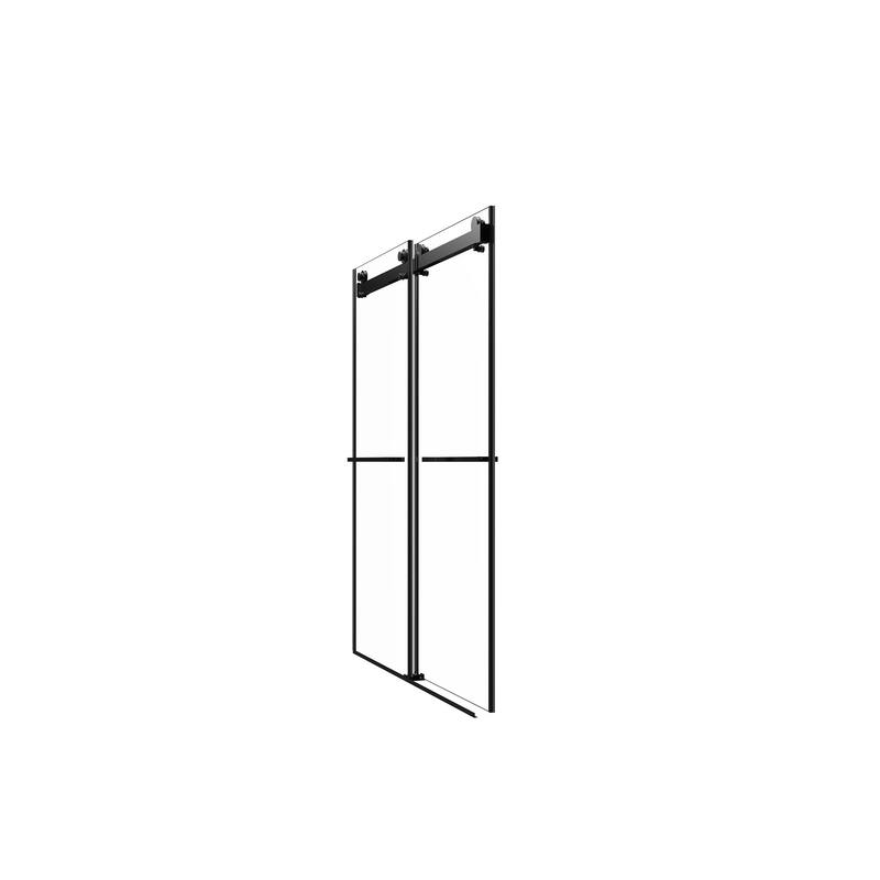 56"-60"W x 70"Frameless Sliding Shower Door with Clear Tempered Glass