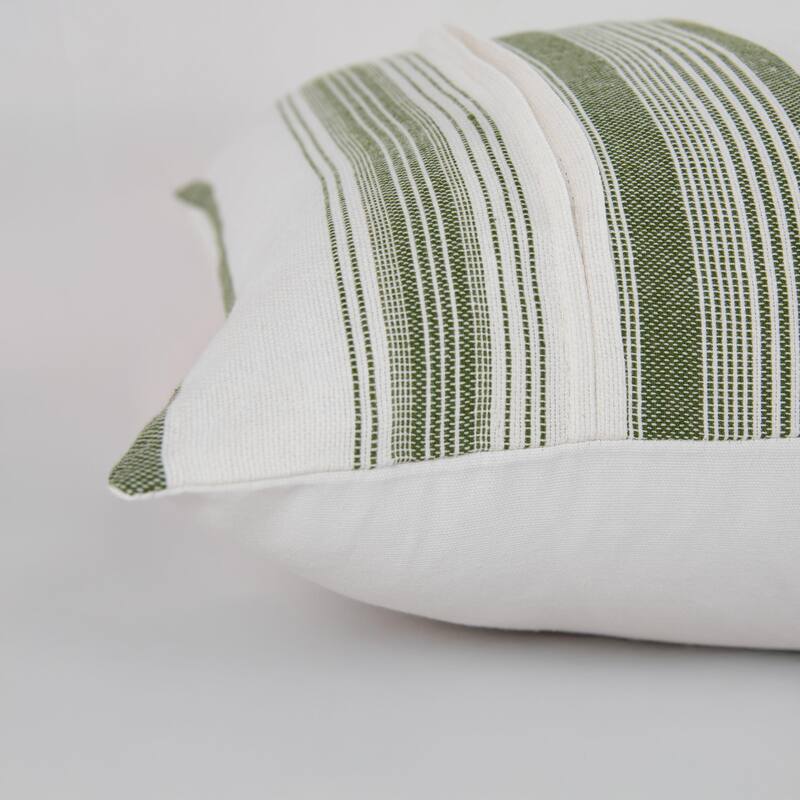 Rizzy Home Decorative Woven Stripe Throw Pillow