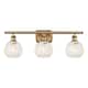 Option Brushed Brass / White Mouchette