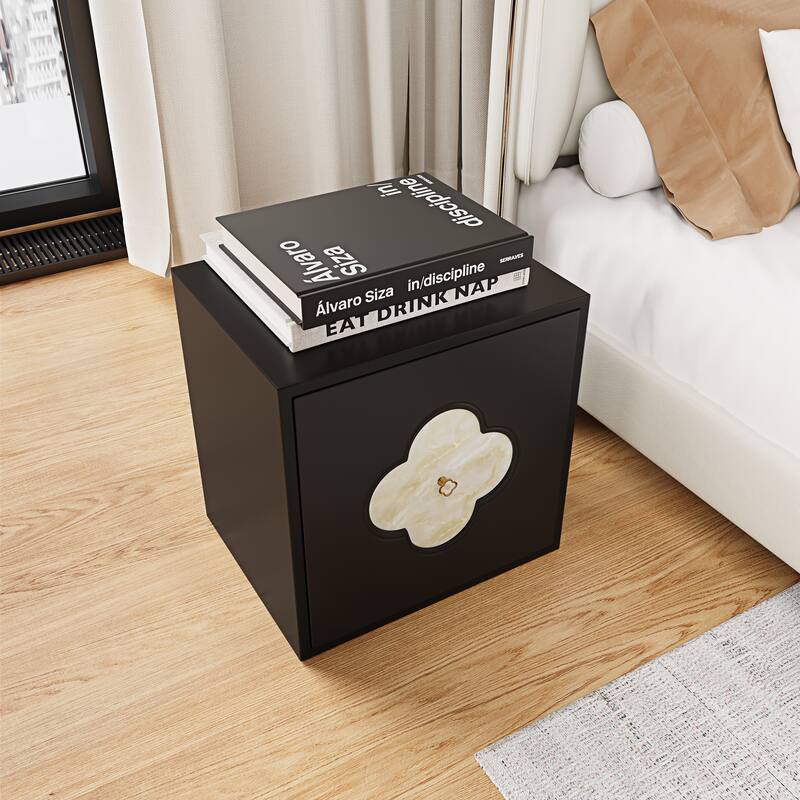 19.6'' W Nightstand With Storage, Bedside Table, Accent Cabinet With Door