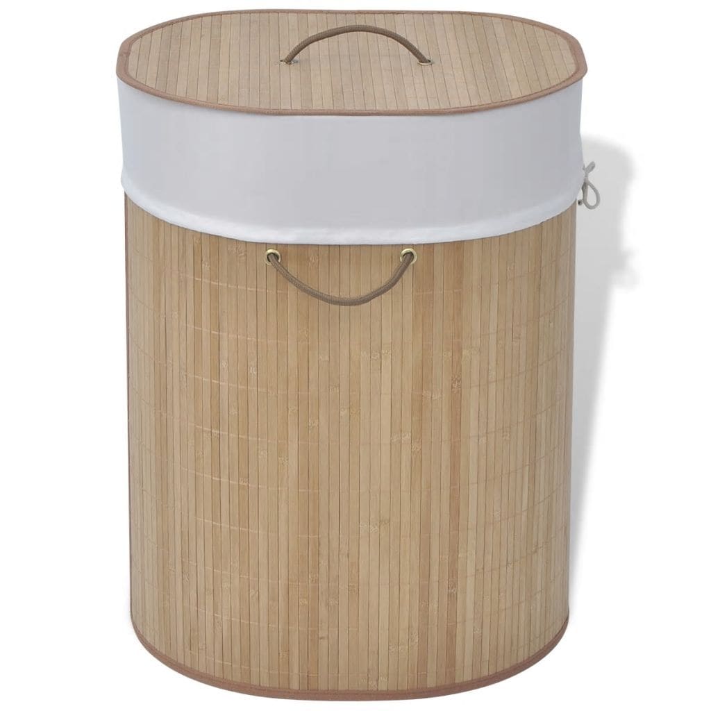 Collapsible Laundry Basket 17.7/19.7 Canvas Laundry Hamper with
