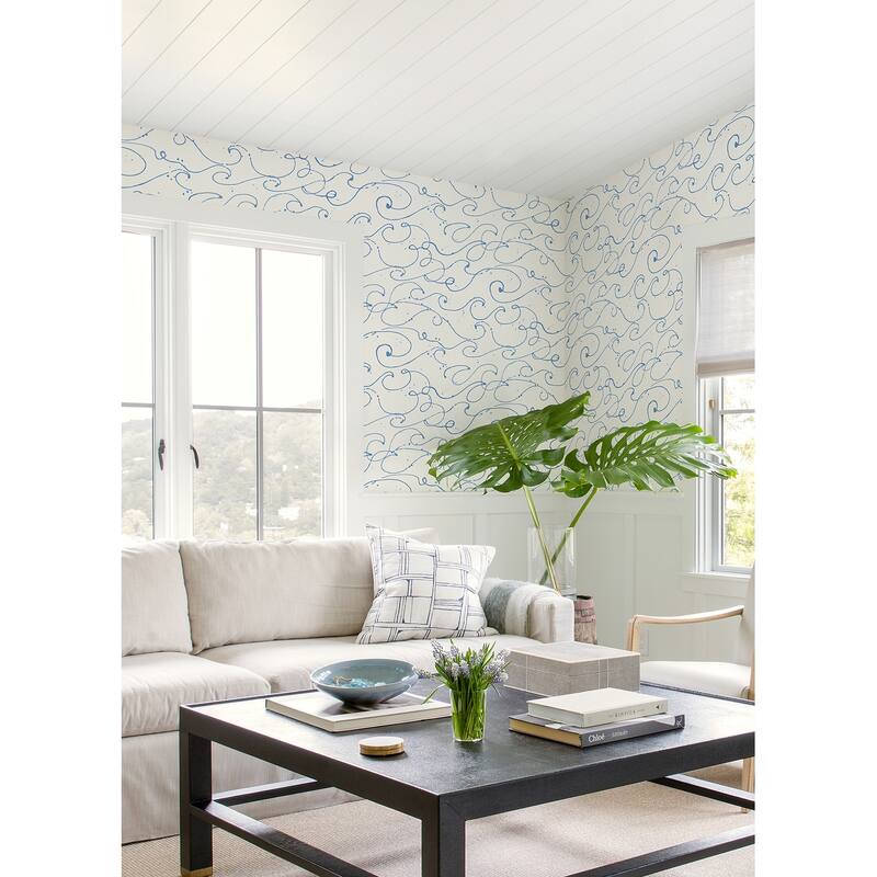 Chesapeake Kuroshio Light Blue Ocean Wave Wallpaper