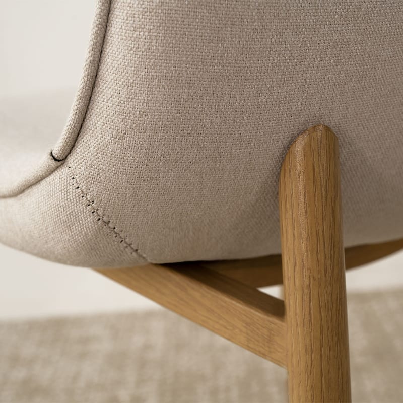 Mid-Century Solid Back Side Dining Chair (Set of 4)