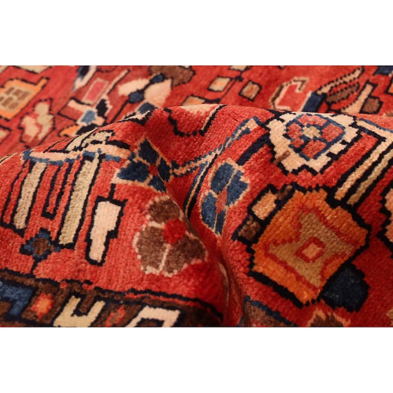 ECARPETGALLERY Hand-knotted Andelz Red Wool Rug - 5'7 x 8'8