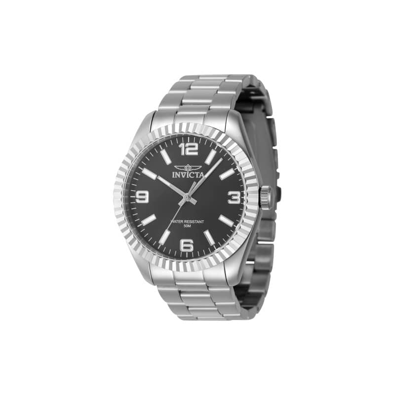 Invicta Men's 47448 Specialty Quartz 3 Hand Black Dial Watch