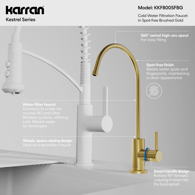 Karran Kestrel Single Handle Beverage Faucet