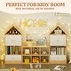 preview thumbnail 36 of 56, MVersatile Kids Bookshelf House Shape Toy Organizer for Bedroom Playroom