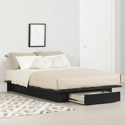 South Shore Primo Platform Bed with Drawer