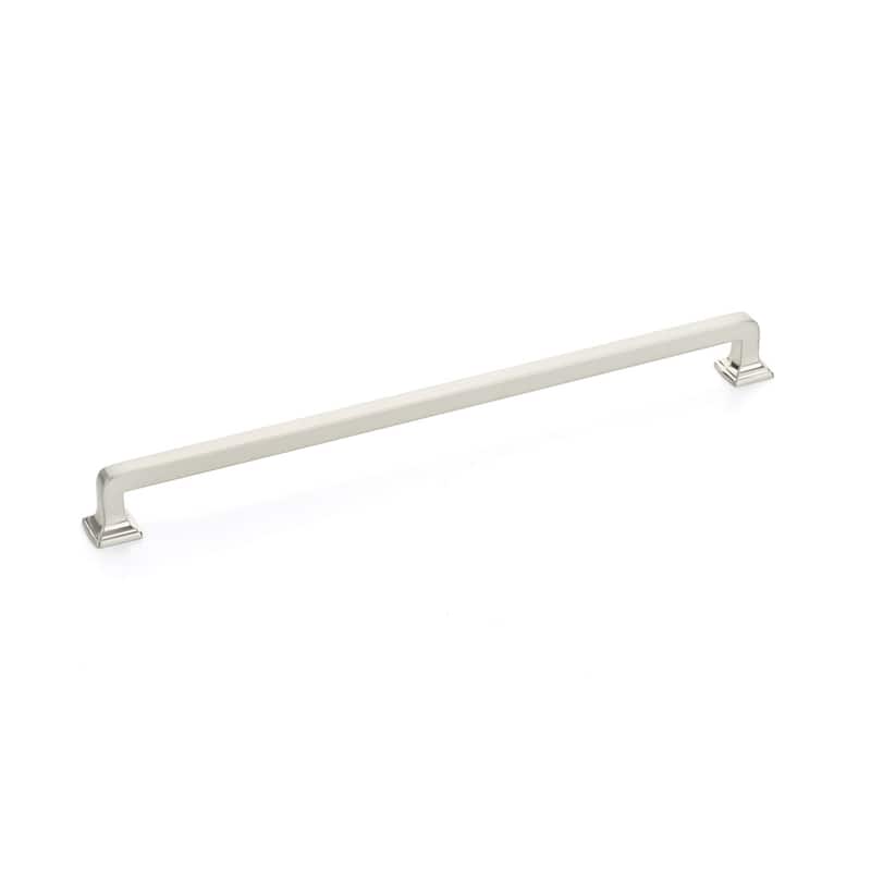 Schaub and Company Menlo Park 12" Center to Center Contemporary - Brushed Nickel