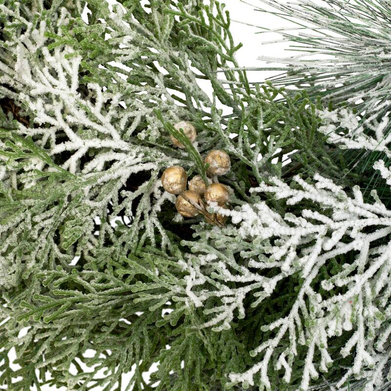 Real Touch™ Cedar and White Pine Artificial Christmas Wreath - 30" - Unlit
