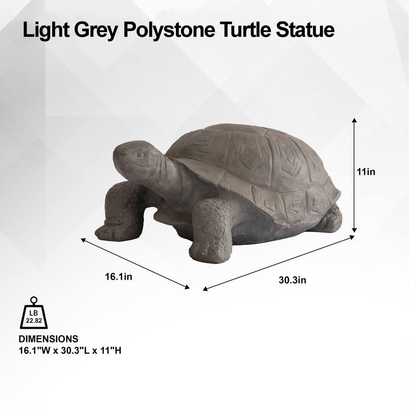 XBrand Turtle Statue, Indoor or Outdoor Décor, Garden Décor, Turtle Garden Statue, Turtle Statuary