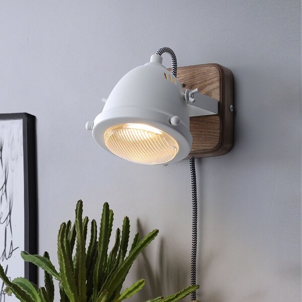 Vintage wall lamp plug in cheap