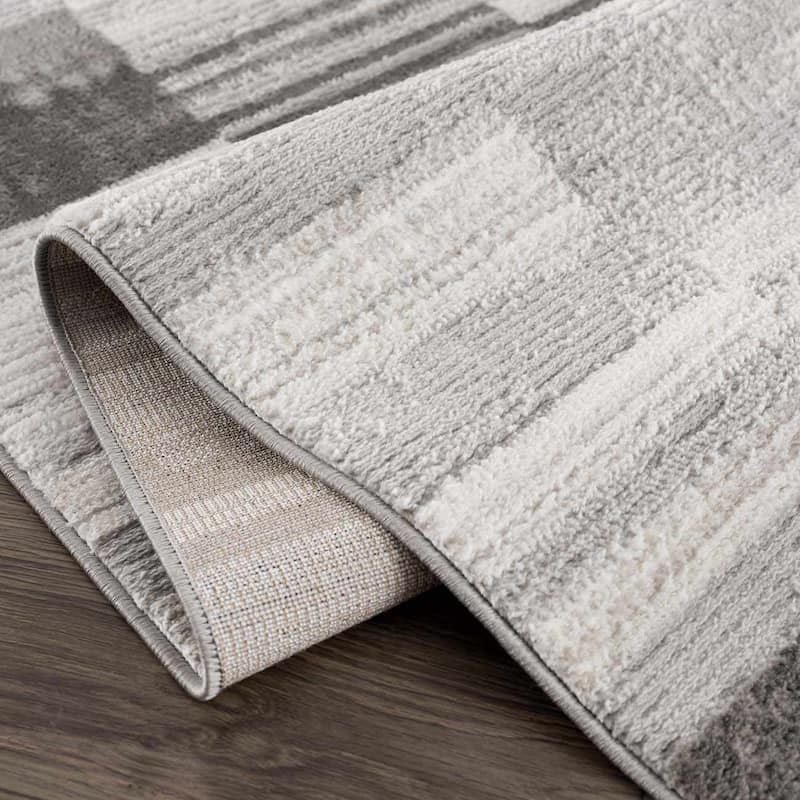 Hauteloom Bronka Living Room, Bedroom Area Rug - Gray - 5'3" x 7'