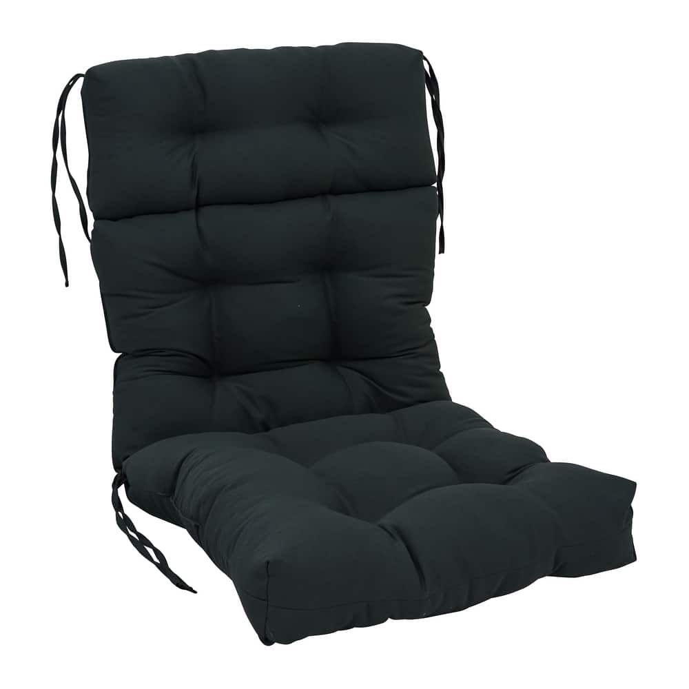 Multi-Section Tufted Twill Seat/Back Chair Cushion (Multiple Sizes)