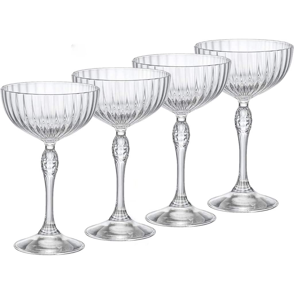 Bormioli Rocco Set of 4 America '20s Cocktail Coupes - 7.75 oz.