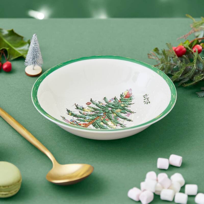 Spode Christmas Tree Ascot Cereal Bowls Set of 4