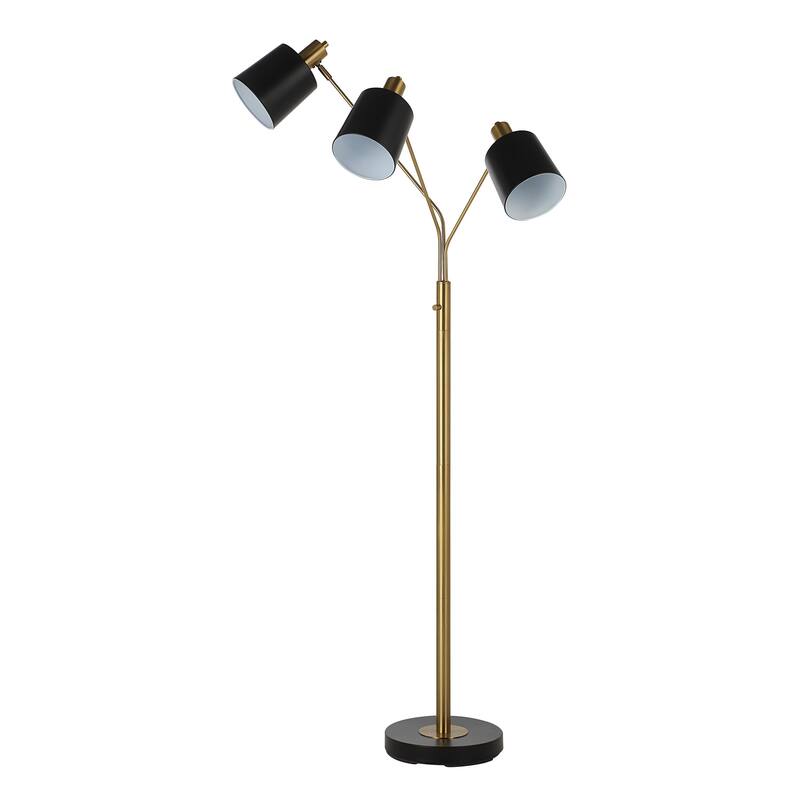 Meander 71" Height Floor Lamp, Yellow - 35 x 32.63 x 71"