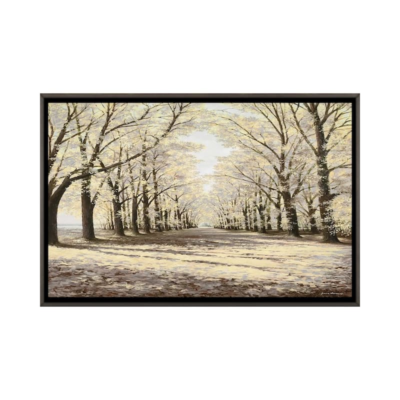 iCanvas "Winter Cathedral" by Bruce Nawrocke Framed - Charcoal - 18x26