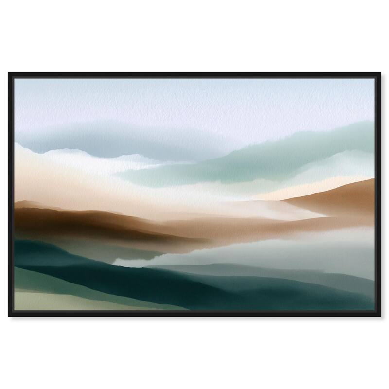Nuance of the Range I Canvas by Art Remedy - 30" x 20" - Black