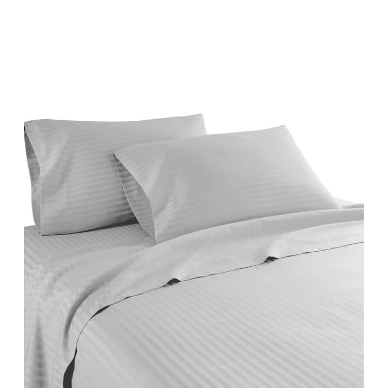 Home Sweet Home Dream Striped 1200 TC Cotton Deep Pocket Bed Sheet Set