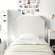 preview thumbnail 20 of 20, Tavira Allure® Boucle Dorm Headboard with Legs by DormCo