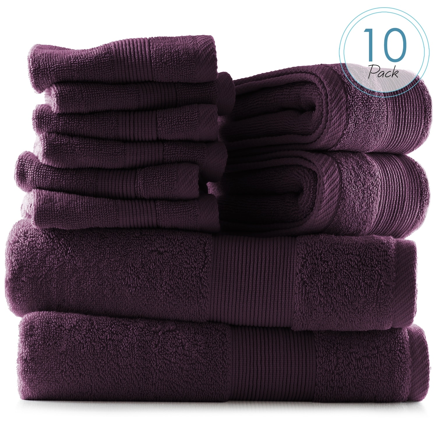 Hearth & Harbor 100% Cotton Ultra Soft Absorbent Towel-image