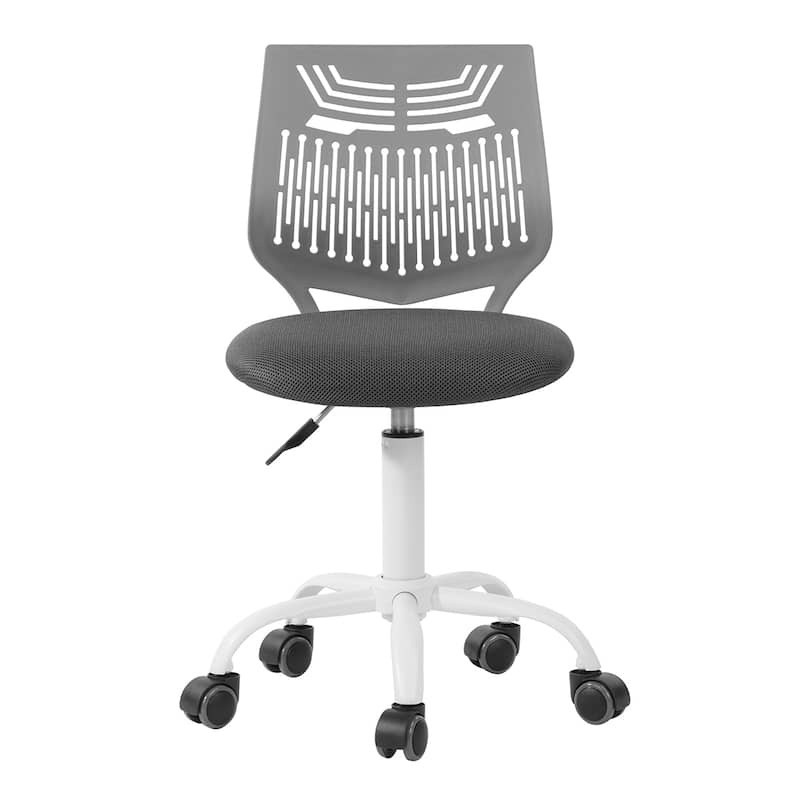 Homylin Teen Mesh Task Chair Swivel Height Adjustable for Students