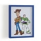 preview thumbnail 1 of 3, Disney Toy Story Woody & Buzz Lightyear Framed Wall Art for Kids Room