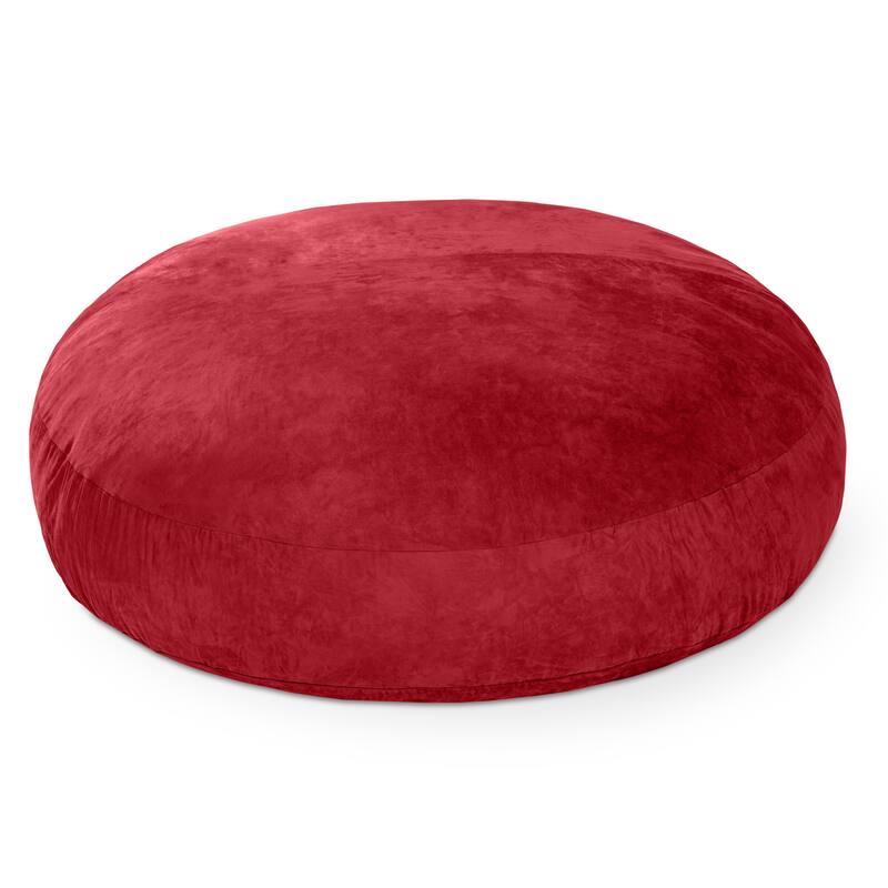 Jaxx 6 Foot Cocoon - 2-in-1 Giant Bean Bag Chair for Adults & Convertible Bean Bag Bed