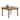 39.4 Inches Square Conference Table with Solid Wood Legs for Meeting Room