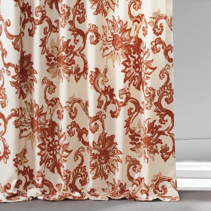Exclusive Fabrics Indonesian Printed Cotton Twill Curtain (1 Panel)
