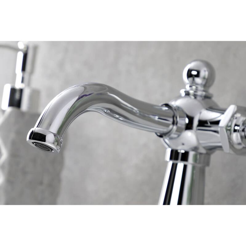 Kingston Brass KSD154KL.P Nautical 1.2 GPM Deck Mounted Single Hole