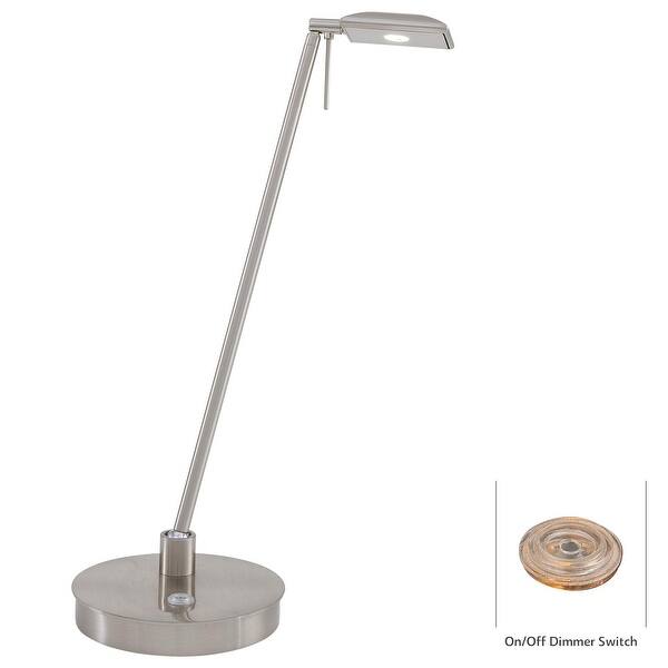 slide 2 of 2, Kovacs 1 Light LED Desk Lamp in Brushed Nickel from the George's Brushed Nickel