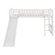 preview thumbnail 12 of 16, Space-Saving Twin Loft Bed with Slide, Ladder, and Safety Guardrails, Sturdy Pine Wood Frame, Ideal for Kids
