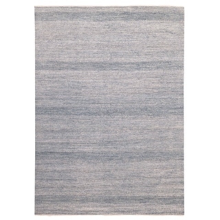 Silk Shadow Rug ECARPETGALLERY Hand-knotted Silk Shadow Dark Blue Silk, Wool Rug - 9'0 ...