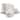 Elama Tamara 24 Piece Cherry Blossom Porcelain Double Bowl Dinnerware Set, Service for 6 in White and Pink
