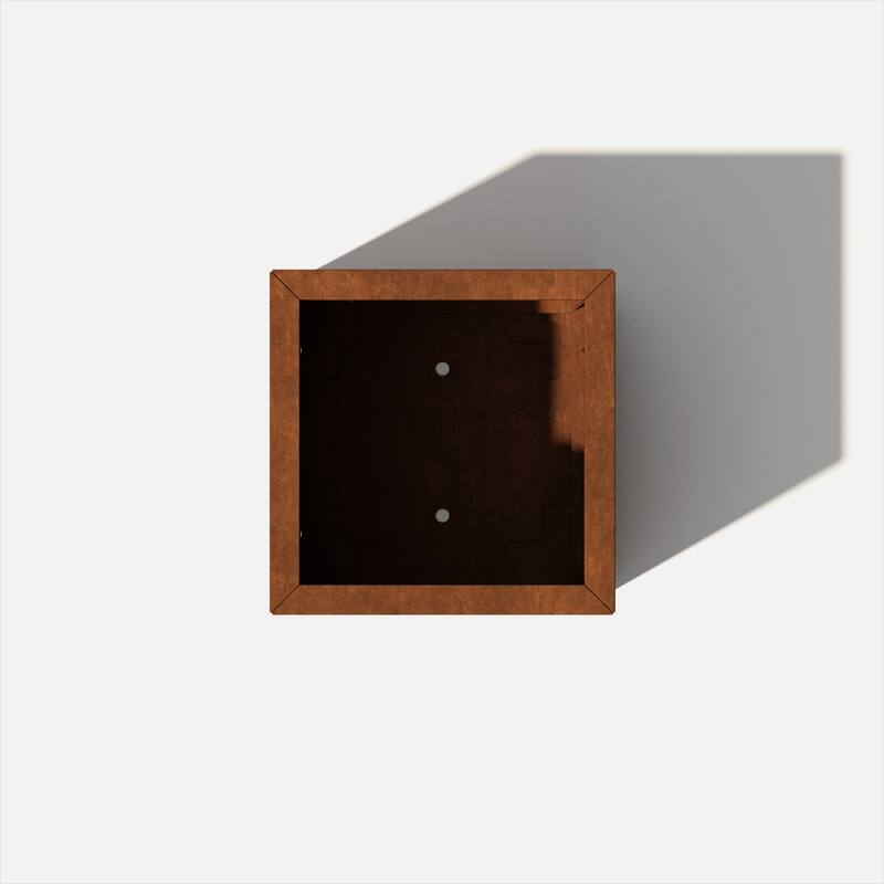 Veradek Corten Steel Series Cube Planter