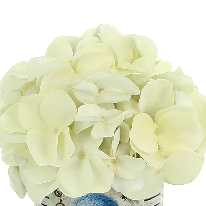 Hydrangea Arrangement in a Glass Vase