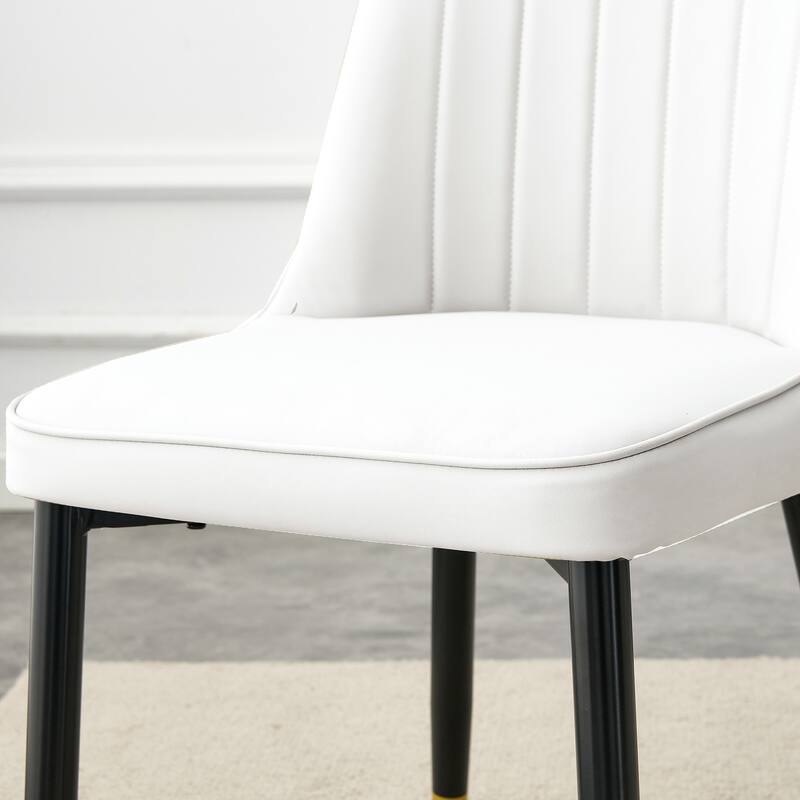 Modern PU Leather Dining Chair ,Set of 2