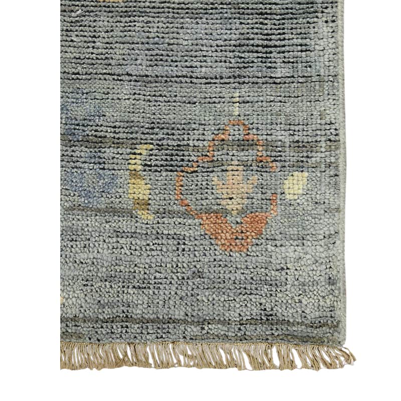 Jwell Bressa Transitional Floral Hand-Knotted Area Rug