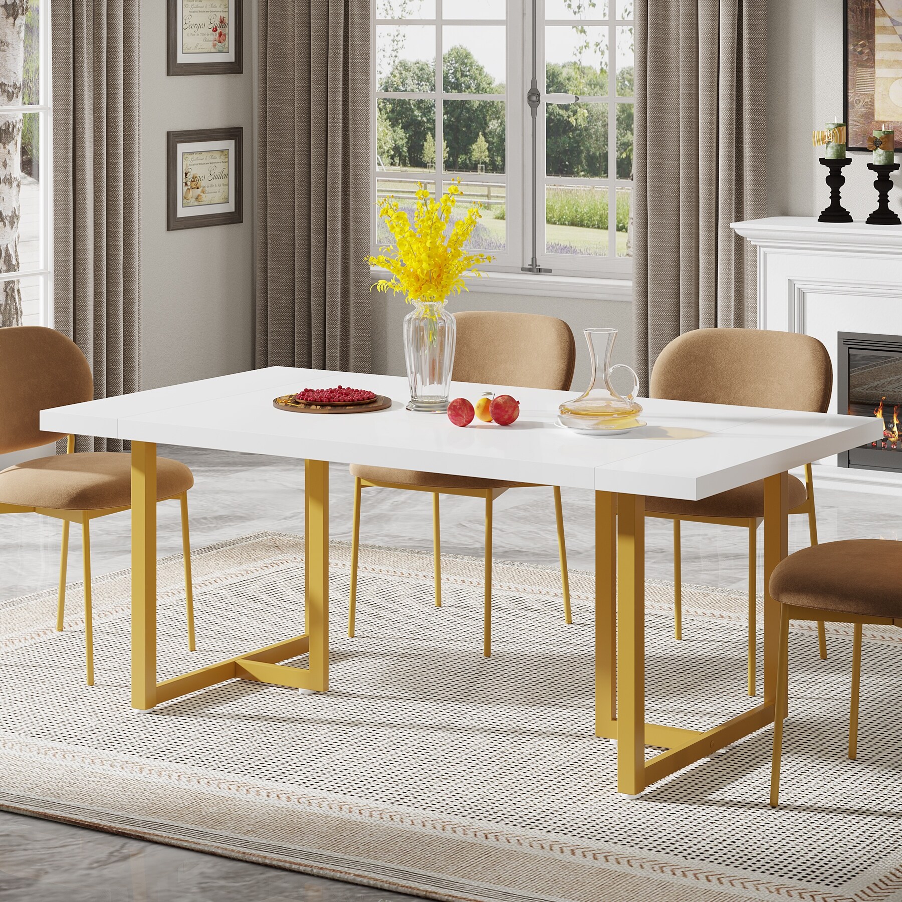 Yellow Modern & Contemporary Dining Tables - Bed Bath & Beyond