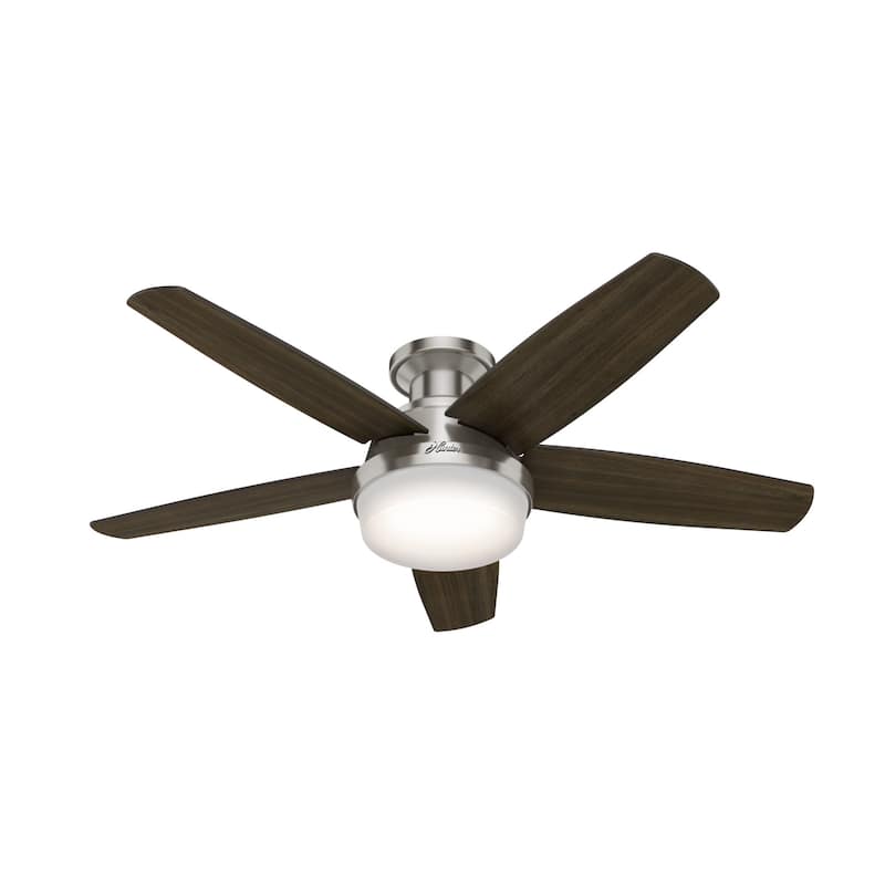 Hunter 48" Avia Low Profile Ceiling Fan w/ LED Light, Handheld Remote