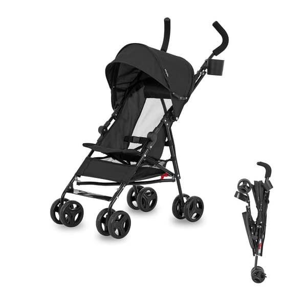 slide 2 of 10, Dream On Me Rover Convenience Baby Stroller Black