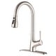 preview thumbnail 9 of 11, 360-degree Rotation Kitchen Sink Faucet Pull Out Sprayer Brushed Nickel