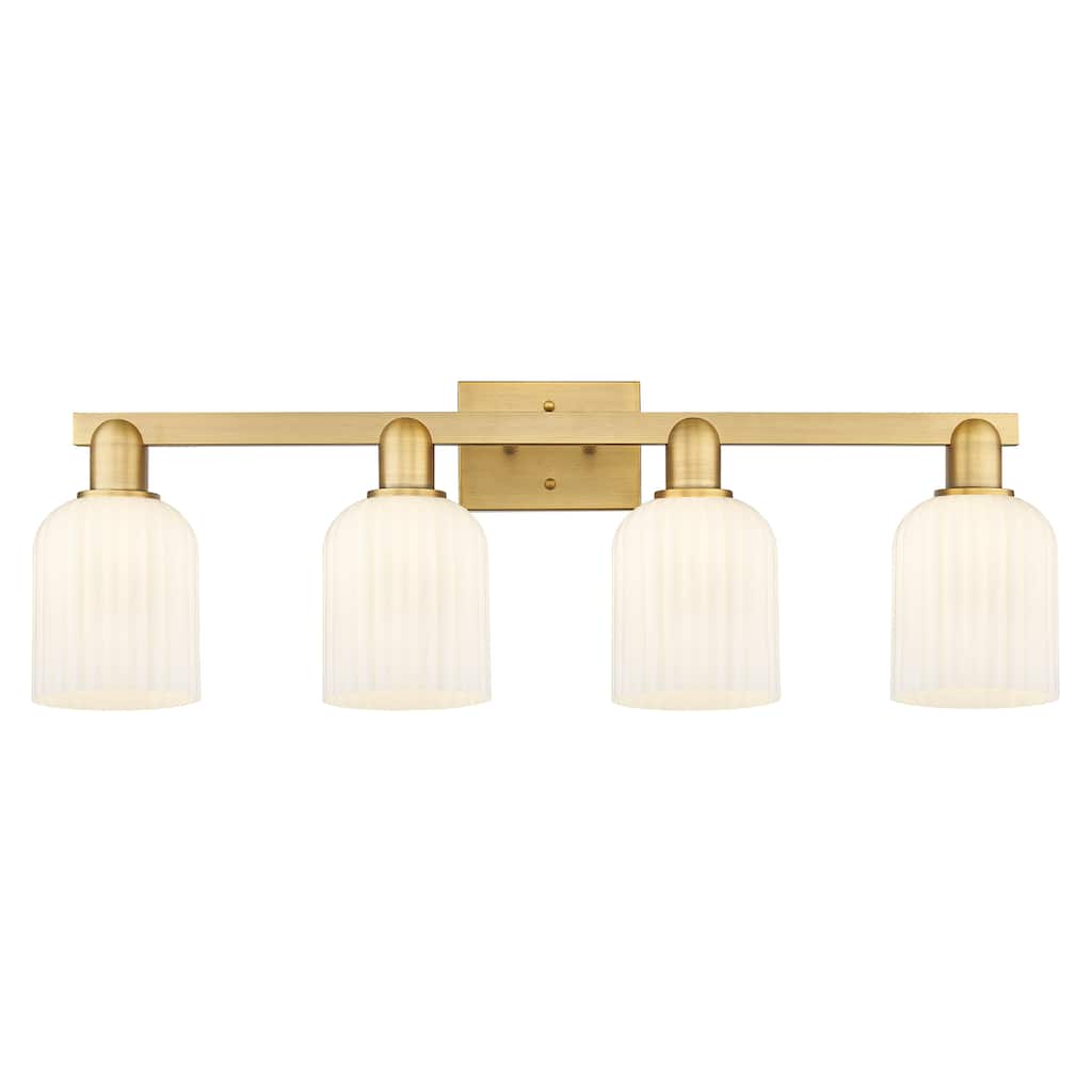 Innovations Lighting Downtown Urban - Bridal Veil - 4 Light 32" Bath Vanity Light